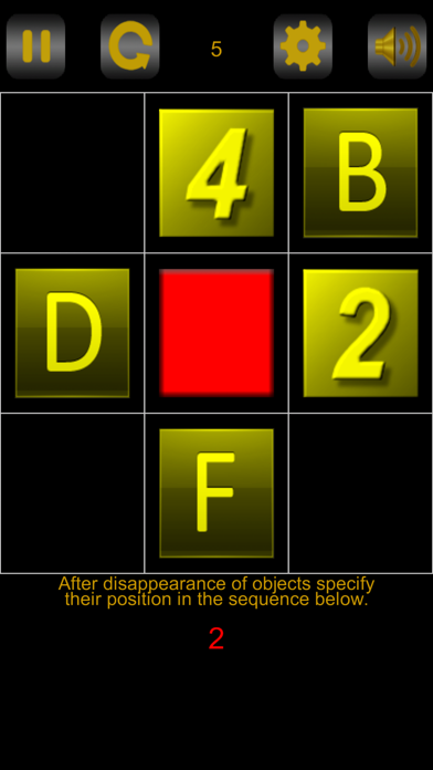 Remember the sequence of digits, letters and colors! (ad-free) screenshot 4