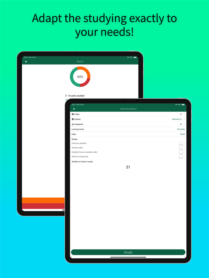 Repetico - Study flashcards