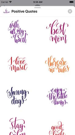 Positive Quotes Stickers iPhone image 3