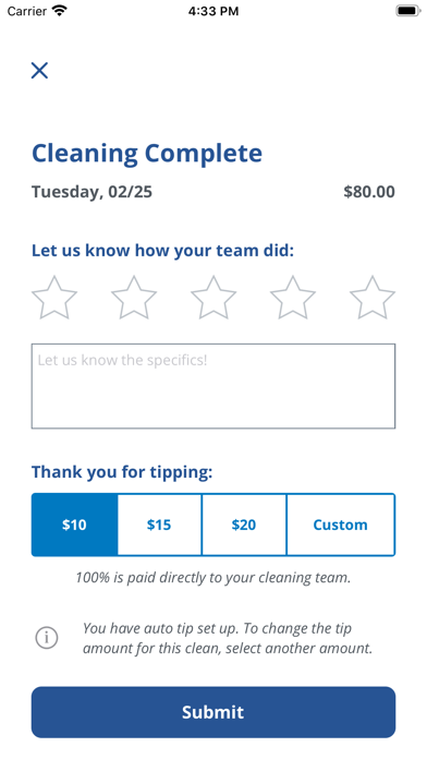 The Cleaning Authority Screenshot