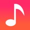 It is a music app of simple operation