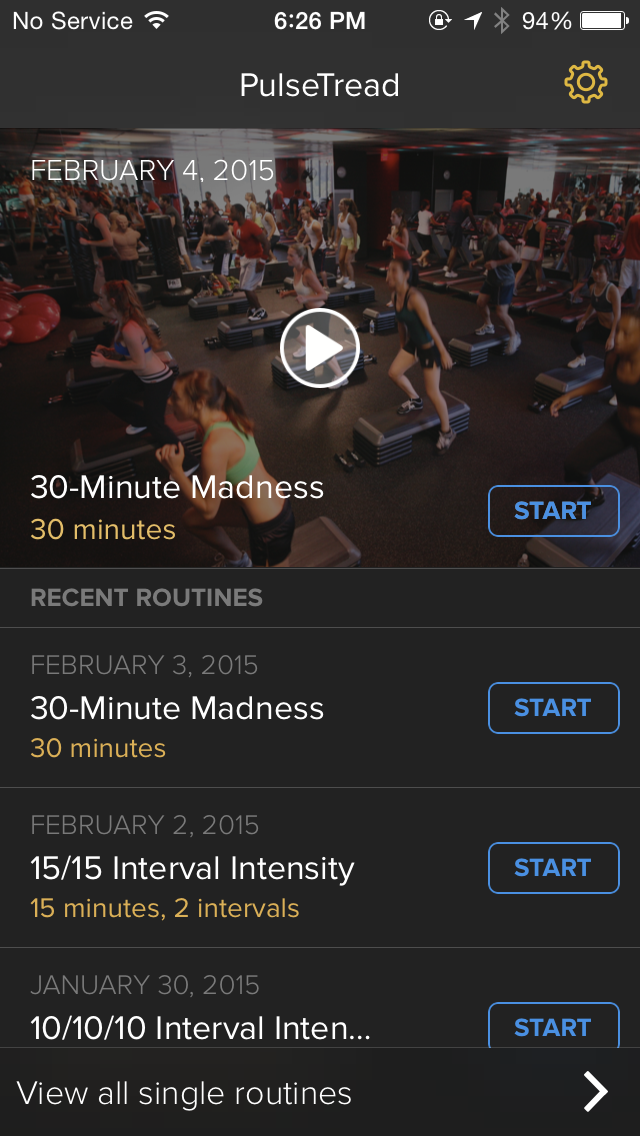 PulseTread Treadmill Trainer