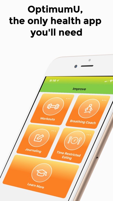 OptimumU: Health & Fitness Screenshot