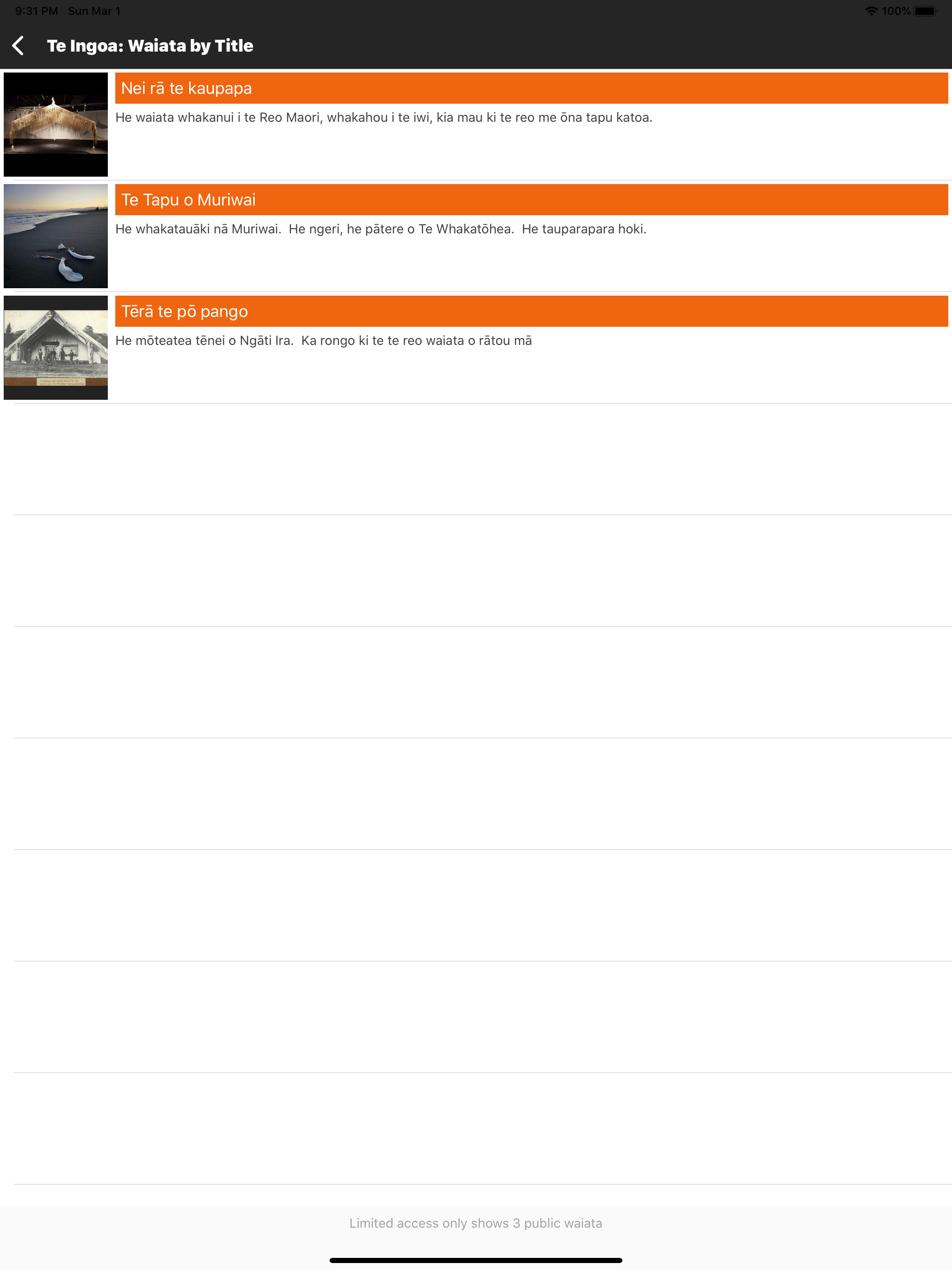 Whakatōhea Waiata screenshot 7