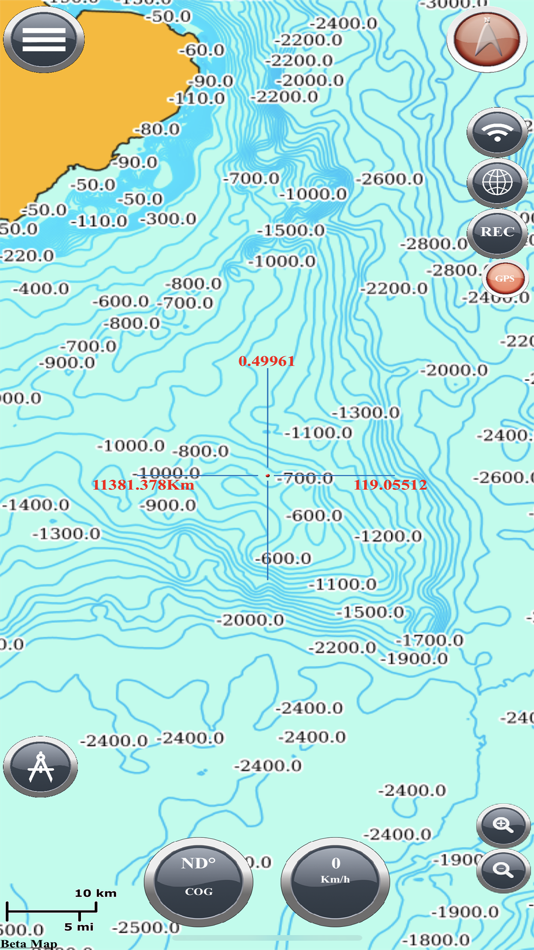 #7. Marine Navigation Lite (iOS) 由: Marco Palaferri