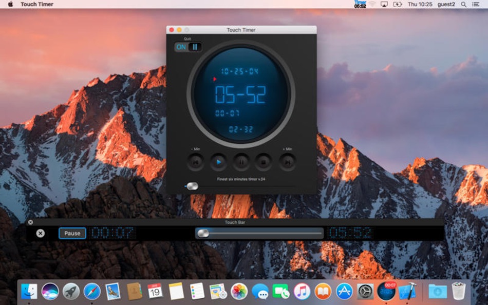 Touch Tomato Timer (macOS) 由: Axterisco Touch Tomato Timer (macOS) 由: Axterisco