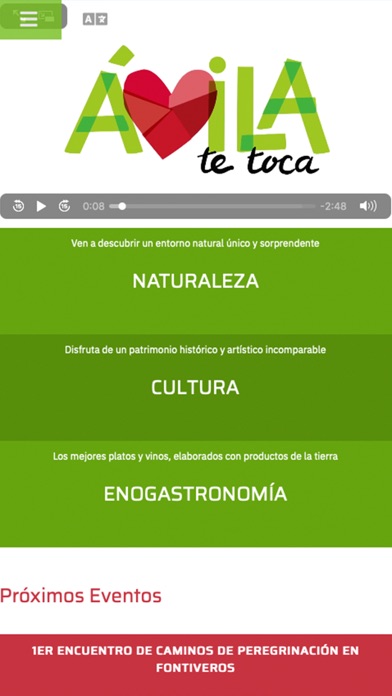 Screenshot #1 pour AVILA TE TOCA guia turismo