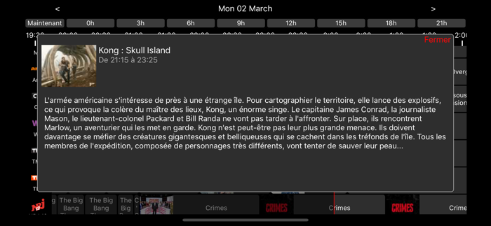 Guide TV pour Freebox v6