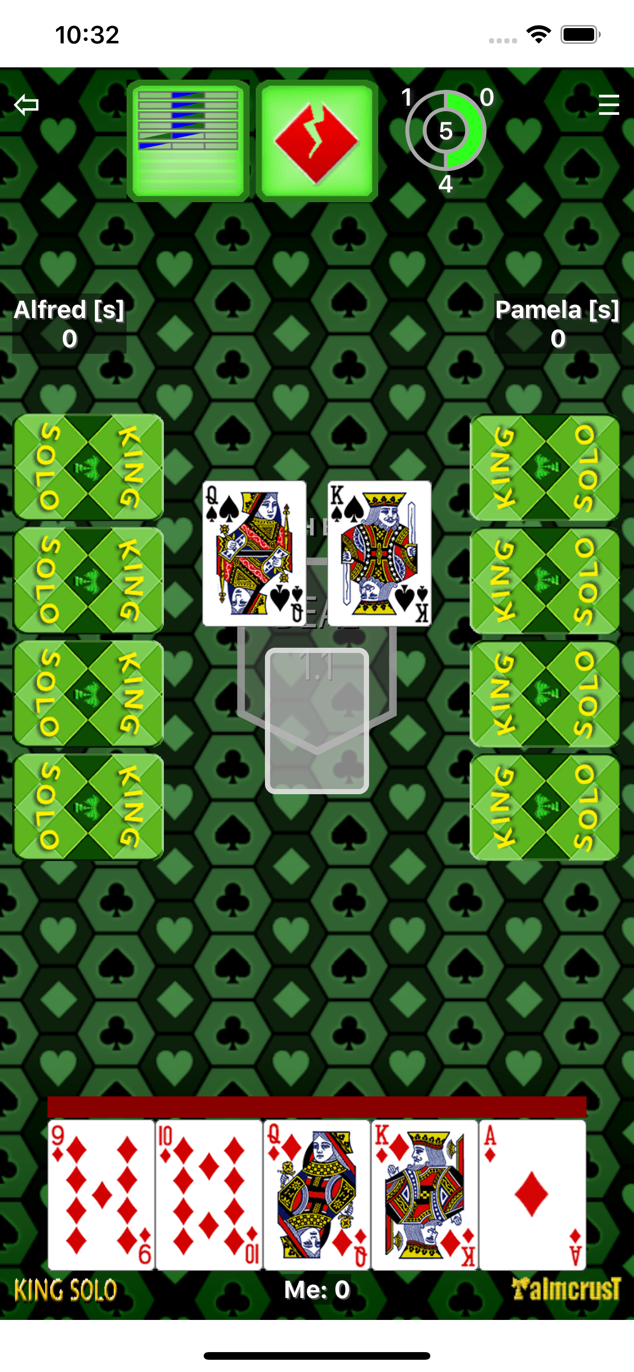 King Solo (Preferans-style)