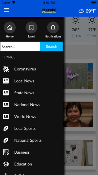 Herald Chronicle Screenshot