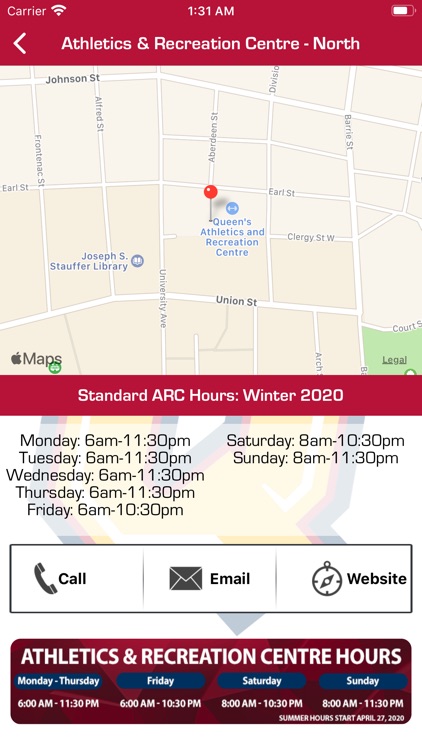 Queens Athletics & Recreation screenshot-4