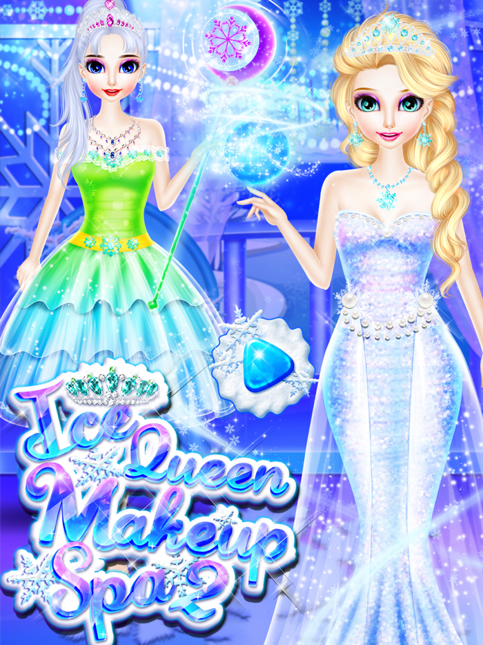 Ice Queen Makeup Spa-Girl Game