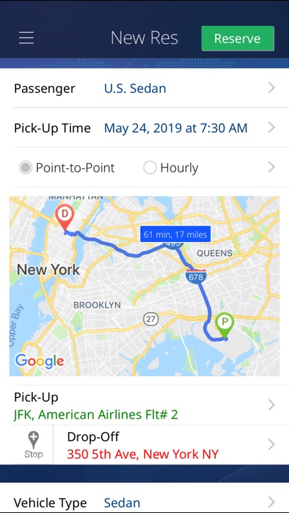 US Sedan Service Worldwide