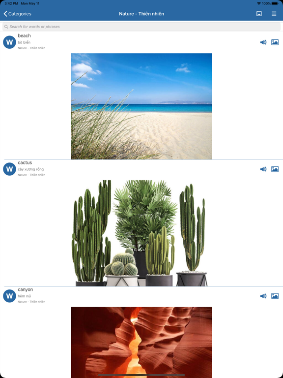 English Picture Dictionary New iPad screenshot 6 - Travel app