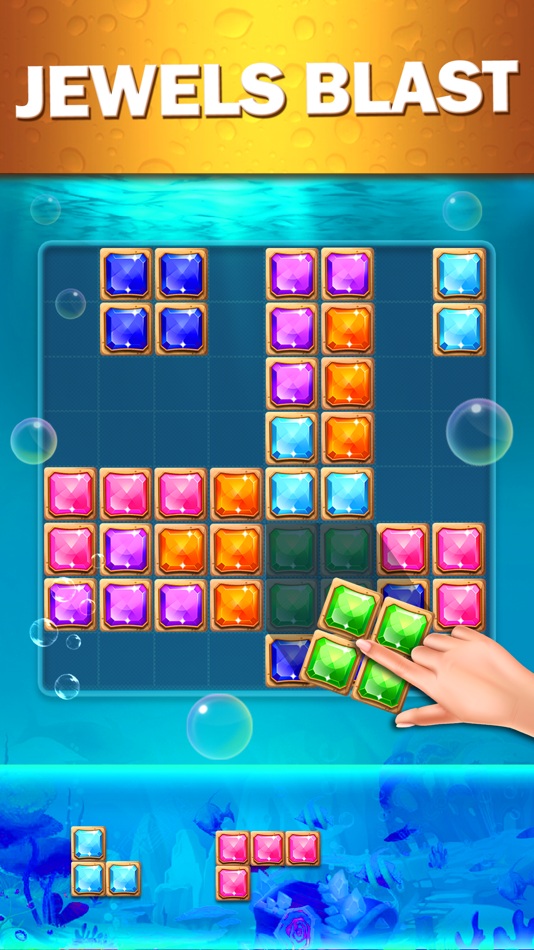 #3. Jewels Block Puzzle (iOS) 由: IVYMOBI LIMITED