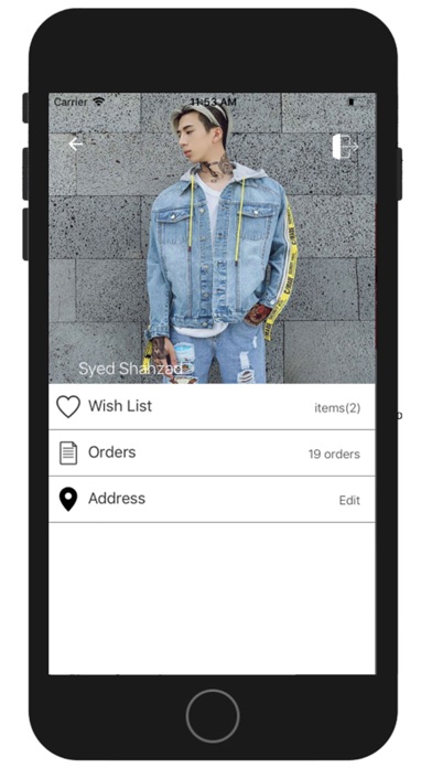 Clicky Online Shopping Screenshot