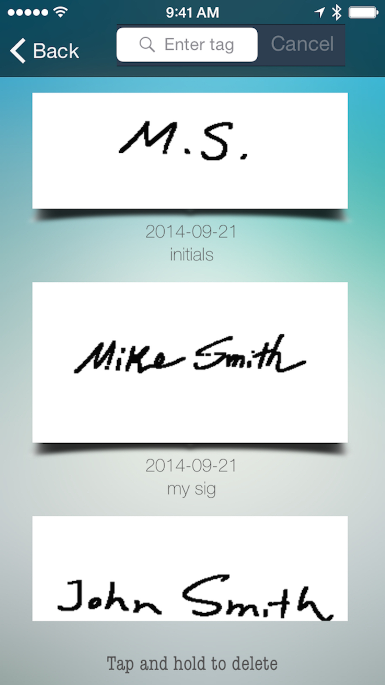 Sign-Here: Sign PDFs on your iOS device screenshot 4