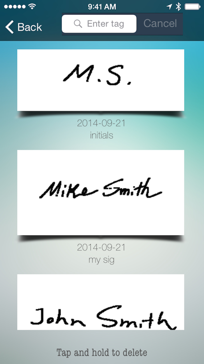 Sign-Here Sign PDFs on your iOS device