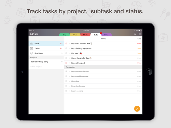 Planner Pro - Daily Calendar, Task Manager & Personal Organizer screenshot