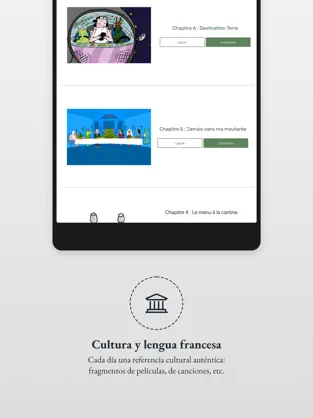 Captura de Pantalla 6 Curso de francés - Gymglish iphone
