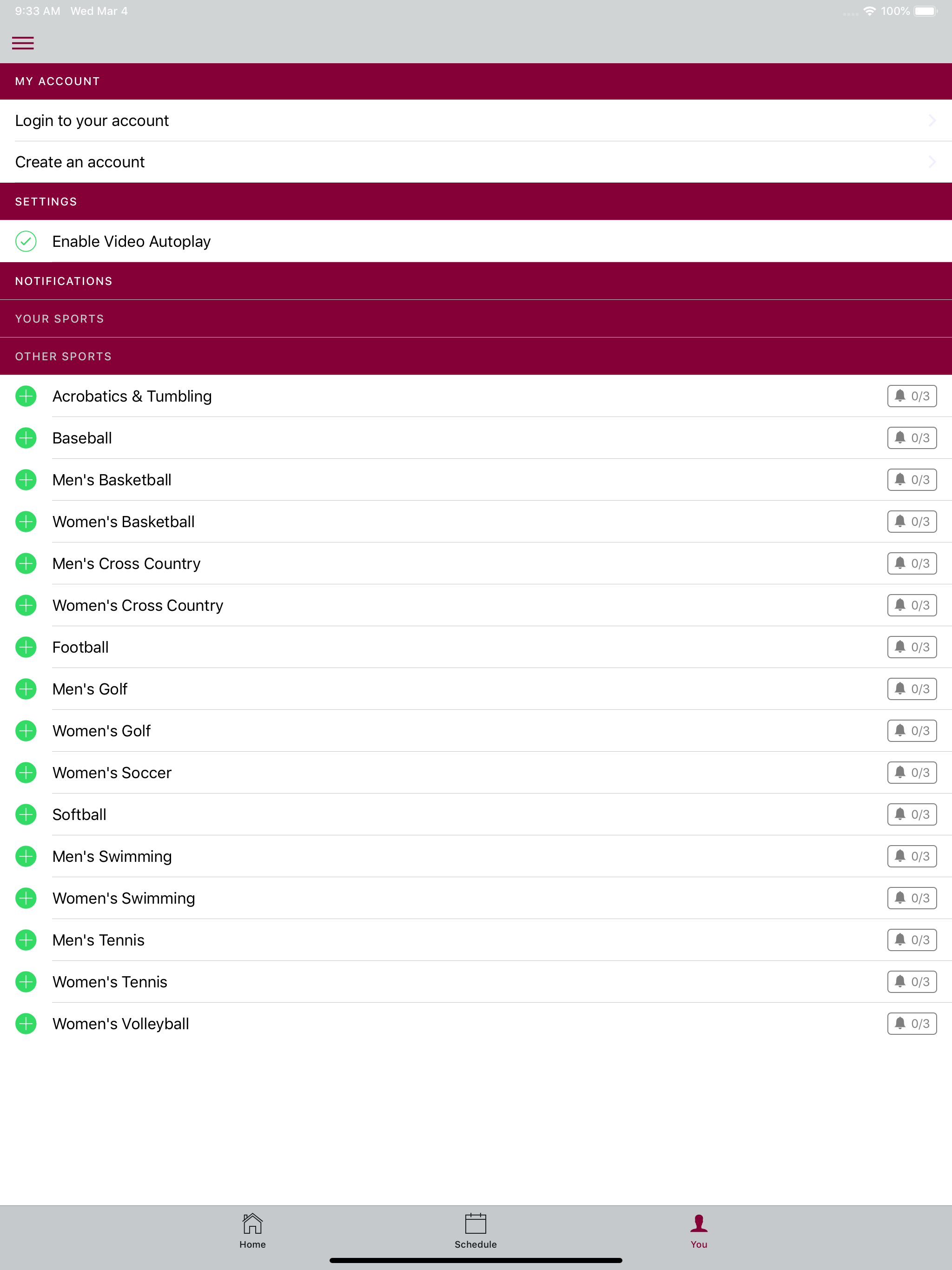 Fairmont State Athletics screenshot 7