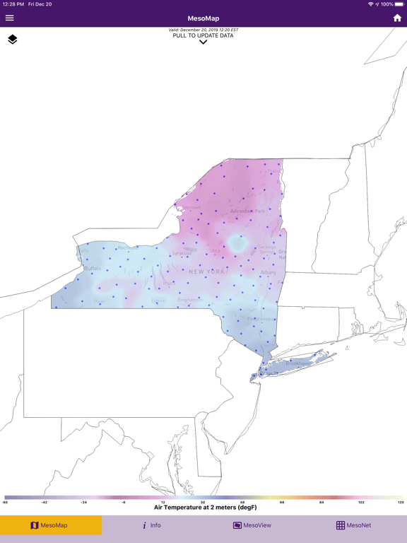 NYSMesonet iPad screenshot 3 - Weather app