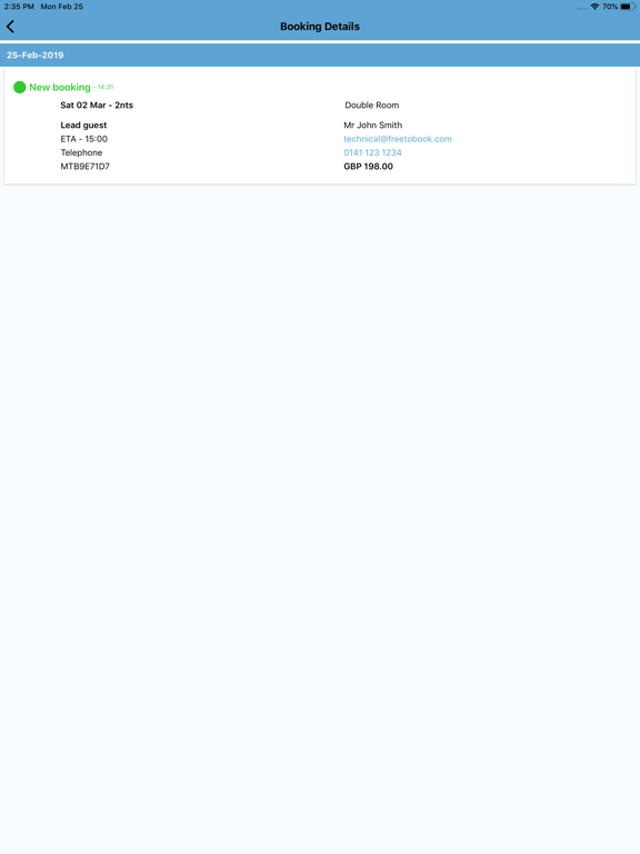 Booking Beat iPad screenshot