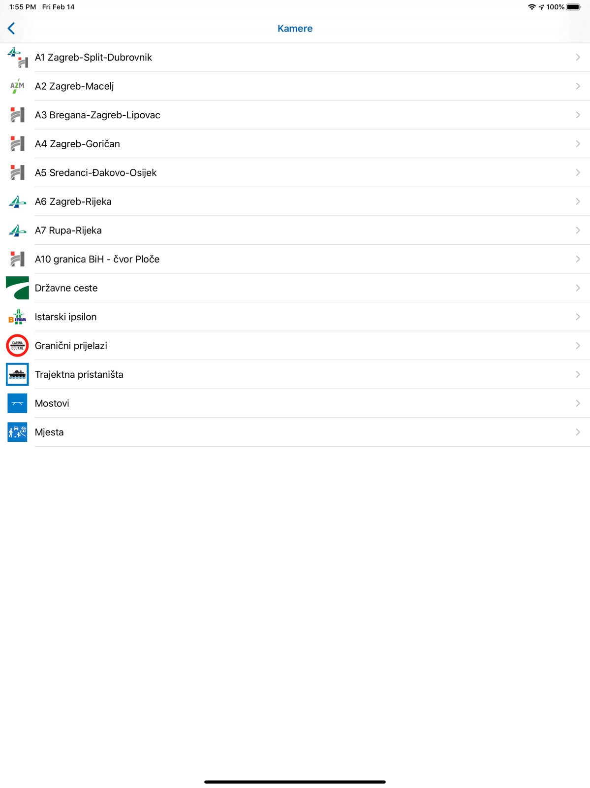 Croatia Traffic Info – HAK ipad screenshot 3
