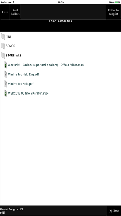 Winlive Pro Karaoke Mobile Screenshot
