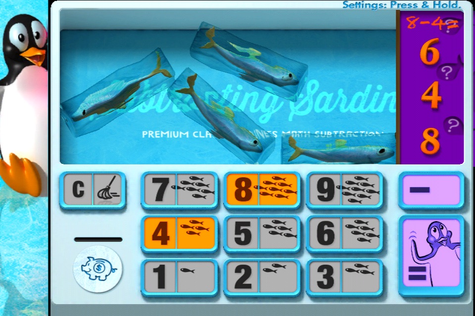 Subtracting Sardines screenshot 2