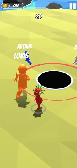 Game screenshot Fun Race Color Hole Party 3D apk