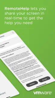 vmware remotehelp iphone screenshot 2