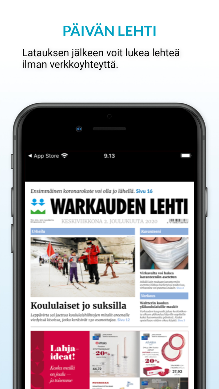 Warkauden Lehti päivän lehti