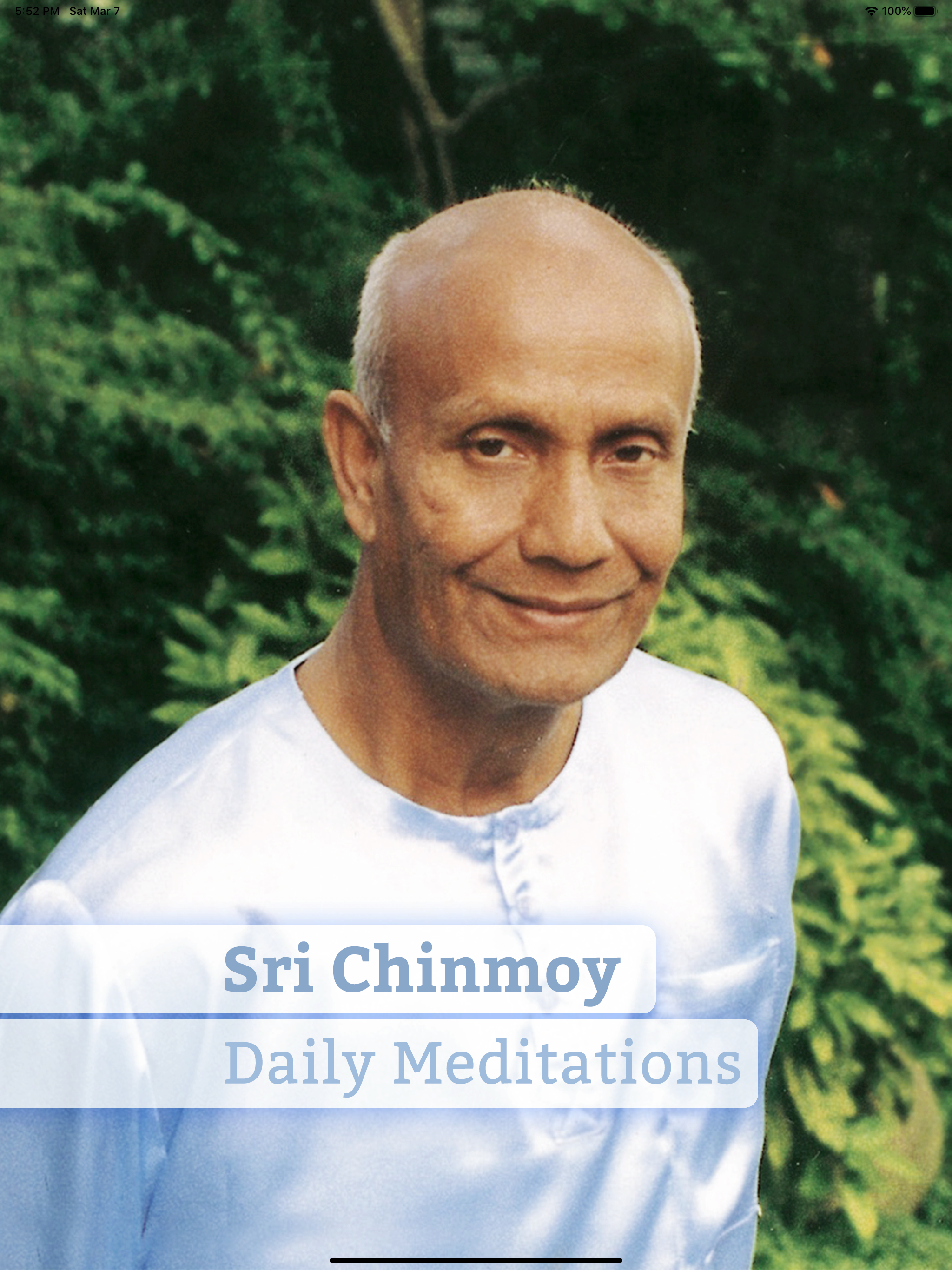 Sri Chinmoy Daily Meditations