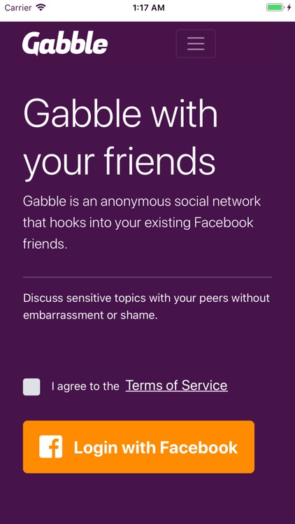 Gabble Social Network