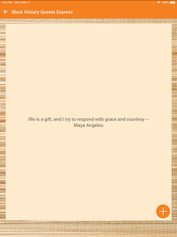 Black History Quotes Express iPad screenshot 6 - Book app