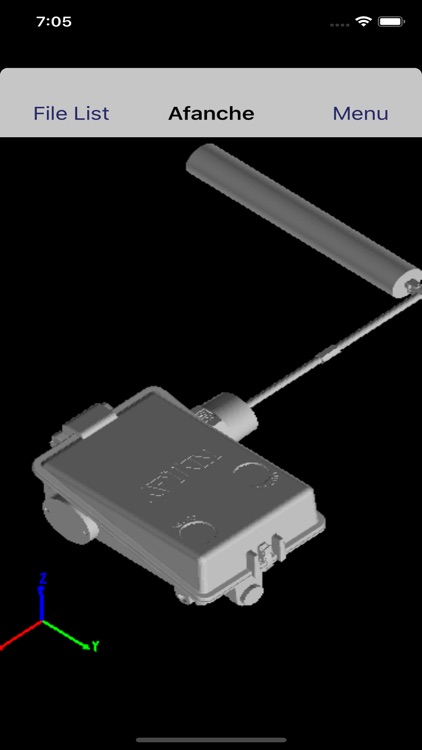 Afanche 3D STEP Viewer Phone screenshot-3