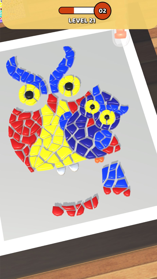 #5. Mosaic Art 3D (iOS) Podle: LHD Games