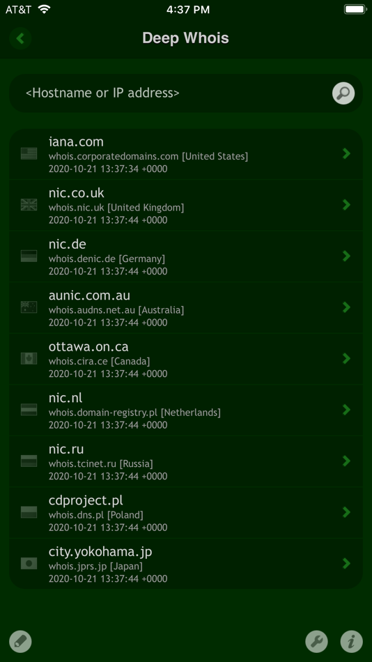 #1. Deep Whois (iOS) Podle: Pavel Ahafonau