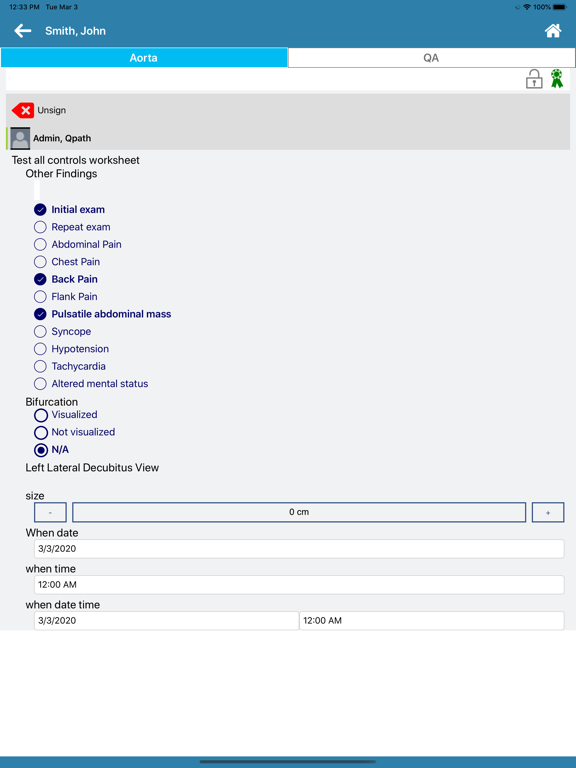 Qpath E Mobile iPad screenshot 6 - Medical app