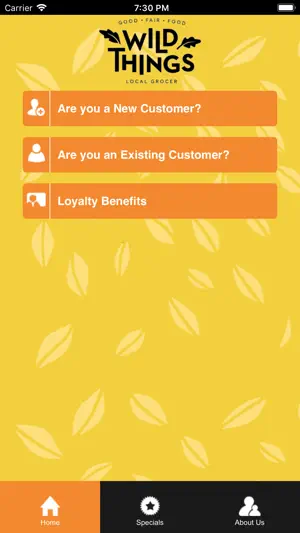 Wild Things Food screenshot 1