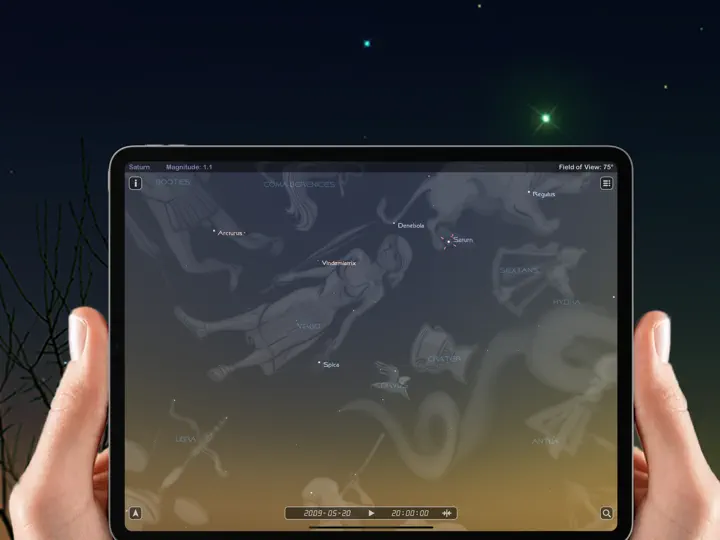 Captura de pantalla de Star Rover HD - Night Sky Map en iPhone 1