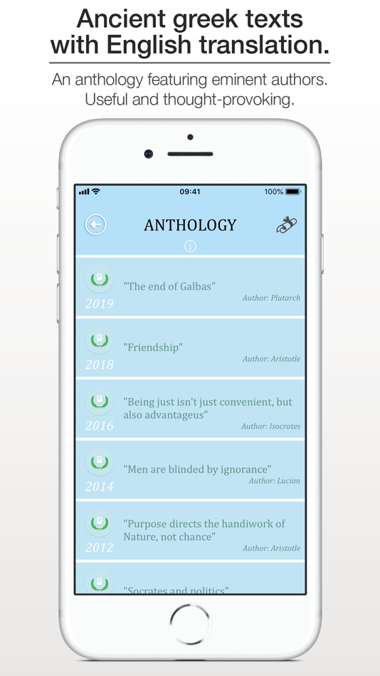 #6. Ancient Greek Reference (iOS) Podle: Giovanbattista Pia