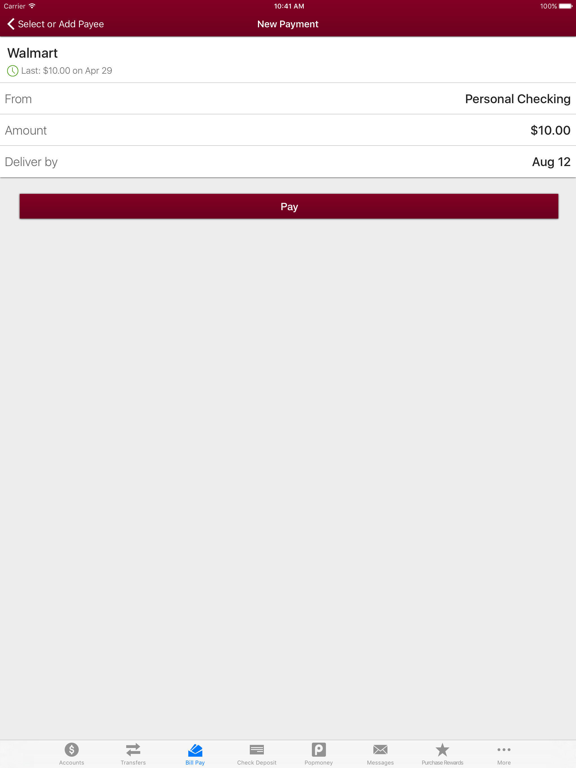 Citizens State Bank iPad screenshot 3 - Finance app