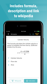 Mechanical Engg. Calculator screenshot