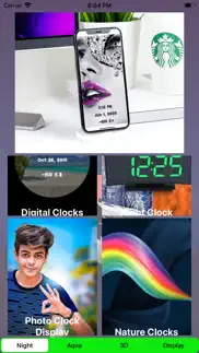 big live clock-wallpapers time iphone screenshot 1
