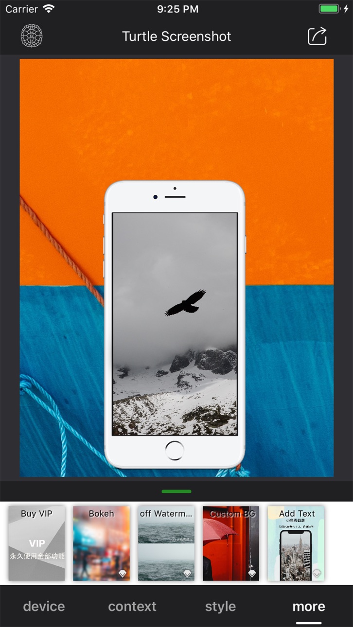 iPhone screenshot