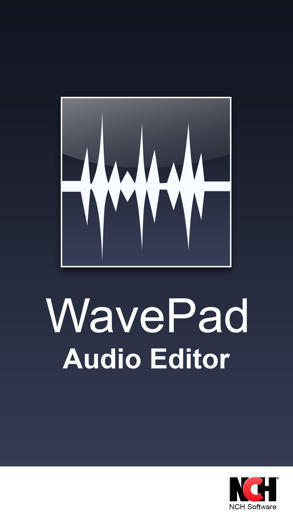 WavePad Music and Audio Editor снимок экрана 1