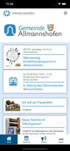 Gemeinde Allmannshofen App screenshot #1 for iPhone