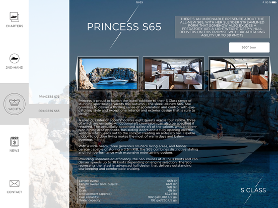 Princess Yachts France screenshot 3